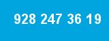 928 247 36 19 928 247 36 19